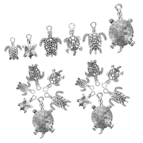 VICASKY 90stücke Schildkröten Anhänger Aus Legierung Meeresschildkröte Tier Anhänger Für Diy Schmuckherstellung Bastelverzierungen Für Halsketten Armbänder Und Schlüsselanhänger von VICASKY