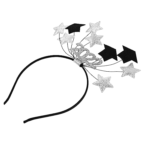 VICASKY Abschluss Stirnband Mit Doktorhut Haarband Aus Glett Und Filz Für Graduation Party Kopfbedeckung Für Männer Und Frauen von VICASKY