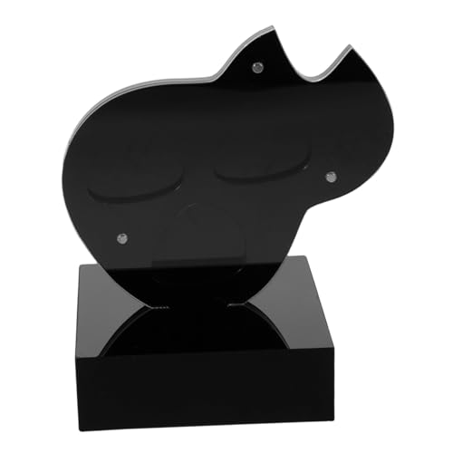 VICASKY Acryl Gitarrenplektrumhalter mit Fächern Staubgeschütztes Gitarrenplektrum Aufbewahrungs und Displaycase für Bass und Akustikgitarren Praktisches Organizer Design für Musiker von VICASKY