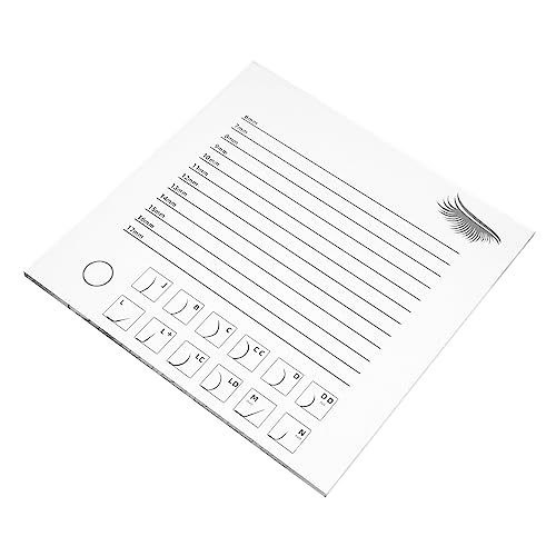 VICASKY Acryl Wimpern Display Board Wimpern Tablett Für Verlängerung Organizer Mit Längenmarkierungen Für Profi Und Heimgebrauch von VICASKY