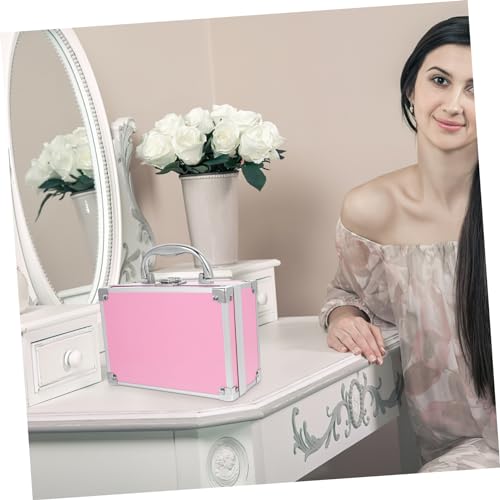VICASKY Alu Kosmetikkoffer Tragbar Make-up-organizer Box Robustes Etui Für Reise Aufbewahrungskoffer Aus Aluminiumlegierung Für Utensilien von VICASKY