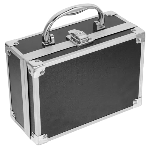 VICASKY Aluminiumlegierung Kosmetikkoffer Schminkbox Organizer Reise-schminkkoffer Mit Griffen Aufbewahrungsbox Für Make-up Und Nagelzubehör von VICASKY