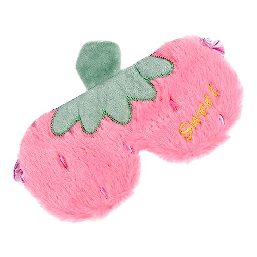 VICASKY Atmungsaktive Schlafmaske Aus Plüsch Cartoon-design Augenbinde Für Frauen Schlaf-augenmaske Augenabdeckung von VICASKY