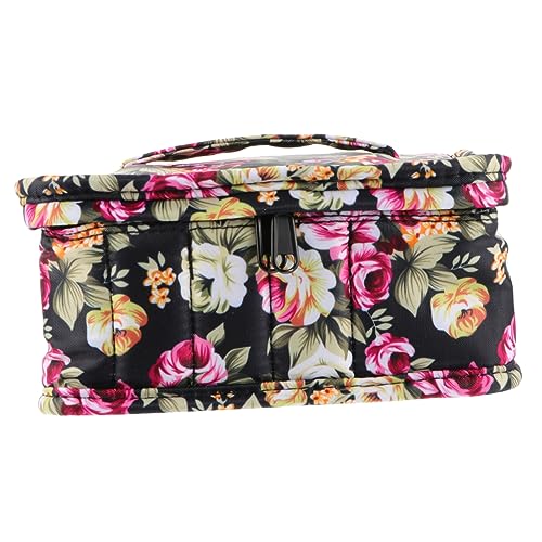 VICASKY Aufbewahrungstasche für Ätherische Öle und Nagellackflaschen Organizer mit Flexiblen Fächern und Stoßfestem Design für Reisen und Täglichen Gebrauch von VICASKY