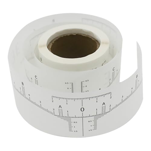 VICASKY Augenbrauenmaßband Aufkleber Einmalige Augenbrauenmessung Ruler Sticker für Präzises Styling für Anfänger und Symmetrische Augenbrauen von VICASKY