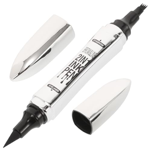 VICASKY Hellbrauner Augenbrauenstift Wasserfest Mit Gabelspitzen Flüssiger Eyeliner Stift Für Frauen Und Mädchen Make-up Werkzeug von VICASKY