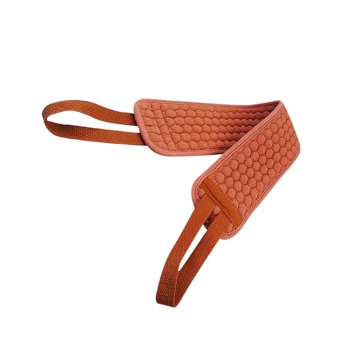VICASKY Back Scrubber Langlebiges Doppelseitiges Peeling Badetuch mit Griff Tragbares Rückenreinigungstuch zur Entfernung Abgestorbener Hautzellen für Dusche und Bad Zuhause von VICASKY