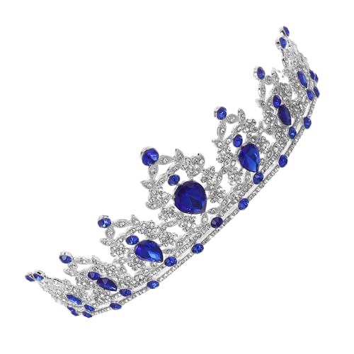 VICASKY Barock Kronen Haarschmuck Strass Tiara für Braut Brautjungfern Hochzeit Geburtstagsfeiern Elegantes Stirnband mit Funkelnden Kristallen für Besondere Anlässe von VICASKY
