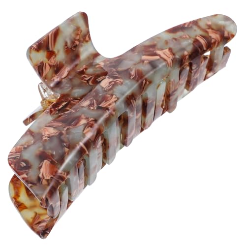 VICASKY Blatt Französisch Fangen Alligator Krallen Clips Haar Dünne Dekorative Clips Kleine Kiefer Dicke Griffe Werkzeug Frauen Rote Essigsäure von VICASKY