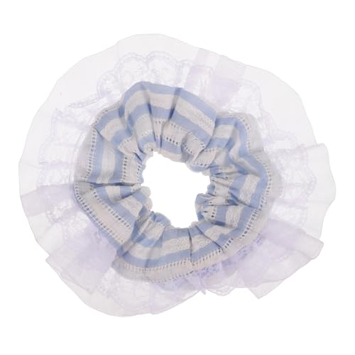 VICASKY Blaues Gestreiftes Haarband Mit Spitzenrand Für Damen Elastischer Haargummi Für Ponytails Modisches Haaraccessoire Mit Frischem Koreanischem Stil Langlebig Und Leicht VICASKY Blaues Gestreiftes Haarband Mit Spitzenrand Für Damen Elastischer Haargummi Für Ponytails Modisches Haaraccessoire Mit Frischem Koreanischem Stil Langlebig Und Leicht von VICASKY