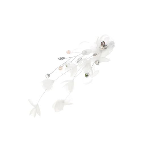 VICASKY Blumen Haarschmuck Damen Weiß Hochzeit Braut Kopfschmuck Haarnadeln Mode Accessoires Für Frauen Partys Anlässe von VICASKY