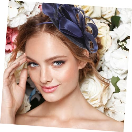 VICASKY Braut Haarschmuck mit Federn und Strass für Hochzeiten Partys und Besondere Anlässe Eleganter Hut Haarreif für Damen und Brautjungfern von VICASKY