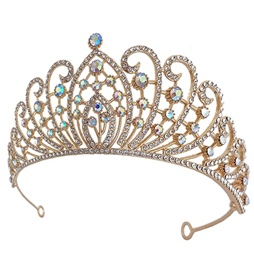 VICASKY Braut Tiara mit Kristallen Krone für Hochzeiten Geburtstagsfeiern und Besondere Anlässe Schmuck für Damen und Haarschmuck für Besondere Veranstaltungen von VICASKY