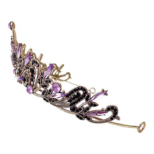 VICASKY Braut Tiara mit Rhinestones Haarschmuck für Hochzeiten Geburtstagsfeiern Abschlussbälle Einfach zu Fixieren von VICASKY