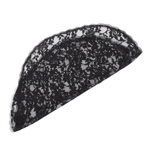 VICASKY Brautschleier kurzer hochzeitsschleier Schleier für Damen-Hochzeitskostüm Braut Schleier Spitzen Schleier Hochzeitsschleier für Bräute Kostüm Hochzeitsschleier Black von VICASKY