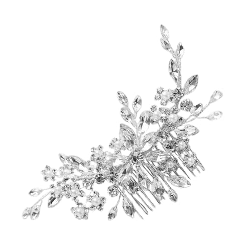 VICASKY Brautschmuck Haarkamm aus Eleganter Haarschmuck für Bräute und Brautjungfern Leicht und Bequem und Bleibt Stabil im Haar für Besondere Anlässe von VICASKY