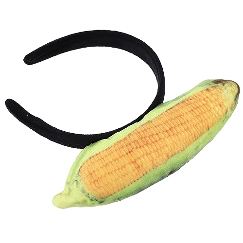 VICASKY Corn Haarschmuck Lustiger Und Niedlicher Mais-haarreif Für Kostüme Feiern Und Makeup-anwendungen Aus Weichem Für Angenehmen Tragekomfort von VICASKY