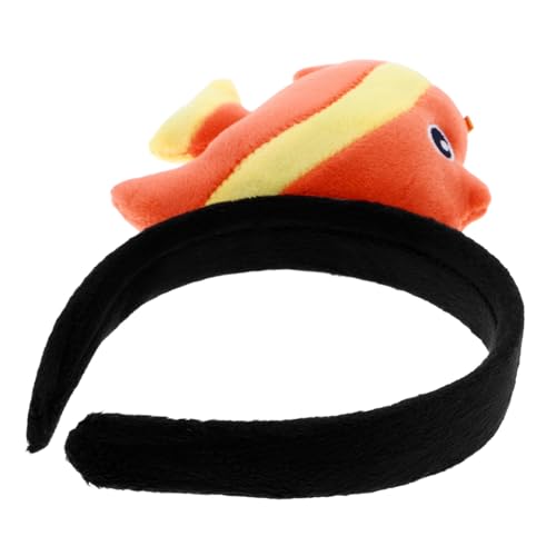 VICASKY Cute Cartoon Fisch Headband Plüsch Haarband Für Mädchen Und Erwachsene Für Partys Familienfeiern Und Fotosessions Vielseitiges Accessoire Für Altersgruppen von VICASKY