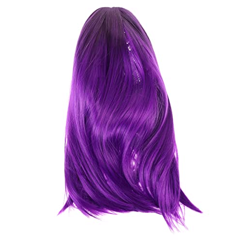 VICASKY Kunsthaar Perücke Bob-perücke Farbverlauf Damen-haar Cosplay Kurze Glatte Perücken Für Alltag Partys Halloween Farbverlauf von VICASKY