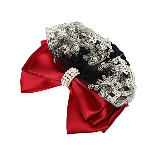 VICASKY Damen Haarknoten Abdeckung mit Schleifen Haarnetz für Berufliche Outfits Vielseitiger Haarclip für Verschiedene Frisuren und Anlässe Strapazierfähig von VICASKY