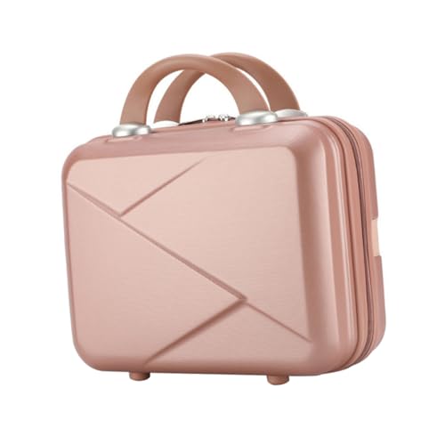 VICASKY Damen Kosmetikkoffer Roségold Leichter Hartschalen Makeup Case mit Großer Kapazität Praktische Aufbewahrung für Kosmetik Toilettenartikel und Reisebedarf Robust und Stilvoll von VICASKY