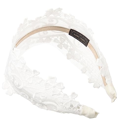 VICASKY Dekoratives Breites Spitzenstirnband für Haarzubehör für für Partys Konzerte und Alltag Bequem und Leicht und Langlebig VICASKY Dekoratives Breites Spitzenstirnband für Haarzubehör für für Partys Konzerte und Alltag Bequem und Leicht und Langlebig von VICASKY