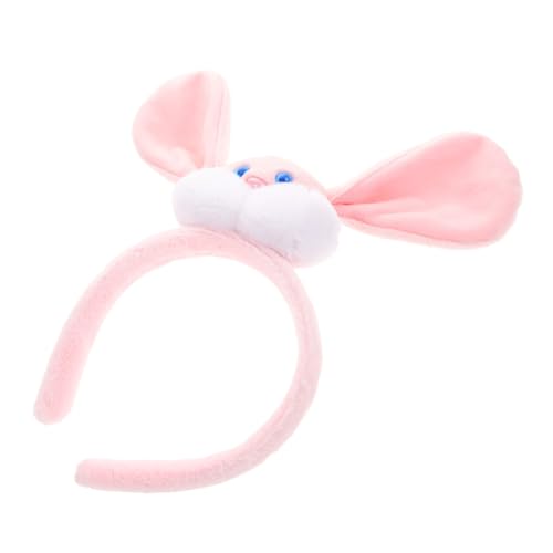 VICASKY Dekoratives Kaninchen-stirnband Cartoon-plüsch-haarband Ornament Party Cosplay Stirnband Plüsch Kaninchen Haarband von VICASKY