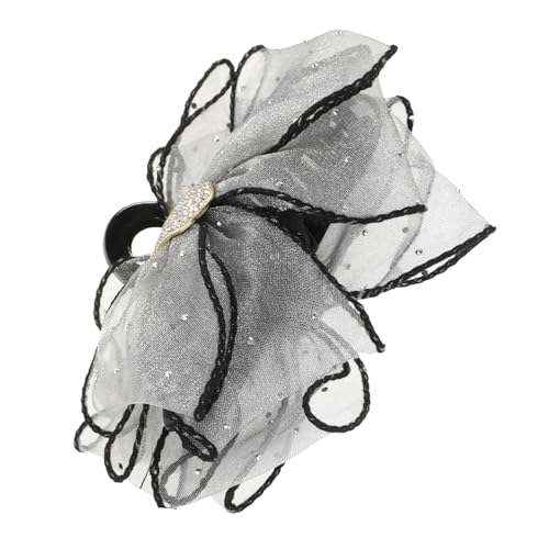 VICASKY Doppelseitiger Bogenclip Mädchen Clips Bobby Kiefer Haarklammern Gold Haarklammerklaue Haarklemmen Bowknot -Design Haarklaue Klemmbacken für dickes Haar Haarspange Stoff Grau VICASKY Doppelseitiger Bogenclip Mädchen Clips Bobby Kiefer Haarklammern Gold Haarklammerklaue Haarklemmen Bowknot -Design Haarklaue Klemmbacken für dickes Haar Haarspange Stoff Grau von VICASKY