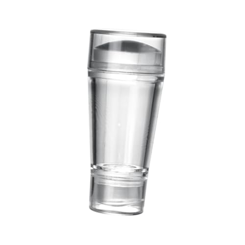 VICASKY Double Head Silikon Nagelstempel Transparent Nail Art Stamper für Maniküre Langlebig Geeignet für Nageldesigns für Stempel und Schablonen Nail Art von VICASKY