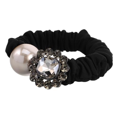 VICASKY Elastische Haargummis Mit Strasssteinen Für Damen Und Mädchen Dekorative Haar-accessoires Glitzernde Haardekoration Praktische Haarschmuckbänder von VICASKY