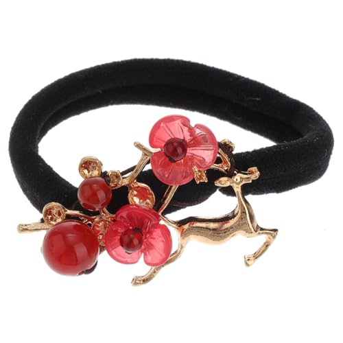 VICASKY Elchblütenblatt Haargummi Zartes Haardekor Für Vielseitige Frisuren Multifunktionale Und Praktische Haargummis Zufälligen Farben Für Damen von VICASKY