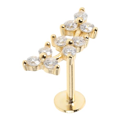 VICASKY Eleganter Fächerohrring Mit Funkelndem Zirkonia Im Vintage-stil Für Mädchen. Bequemer Fächerohrring Für Frauen Und Mädchen Und Besondere Anlässe. von VICASKY