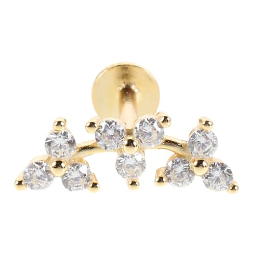 VICASKY Eleganter Fächerohrring Mit Funkelndem Zirkonia Im Vintage-stil Für Mädchen. Bequemer Fächerohrring Für Frauen Und Mädchen Und Besondere Anlässe. von VICASKY