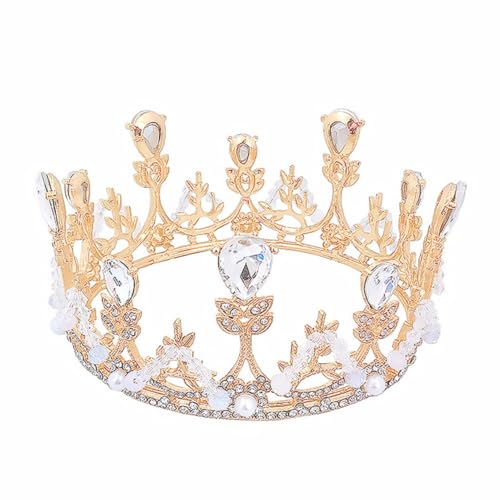 VICASKY Elegantes Kinderkrone Stirnband Glitzernde Kristallkrone Für Mädchen Perfekte Geburtstagsdekoration Und Kostümaccessoire Für Feiern Und Besondere Anlässe von VICASKY
