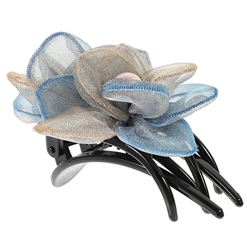 VICASKY Entenschnabel-Haarnadel Alligator-Haarspangen Entenschnabel Haare Clips Bußgeld Blumen- Haarklammern Haarschmuck Damen Haarkrallen Entenschnabelclips Haarklaue Juan-Garn von VICASKY