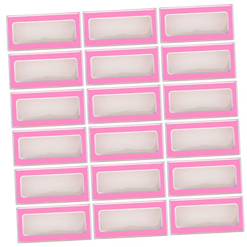 VICASKY Etui Für Falsche Wimpern – 30 Stück Wimpernboxen Aus Papier Mit Fenster Aufbewahrungsetui Für Wimpern Perfekt Für Reisen Und Den Täglichen Gebrauch von VICASKY