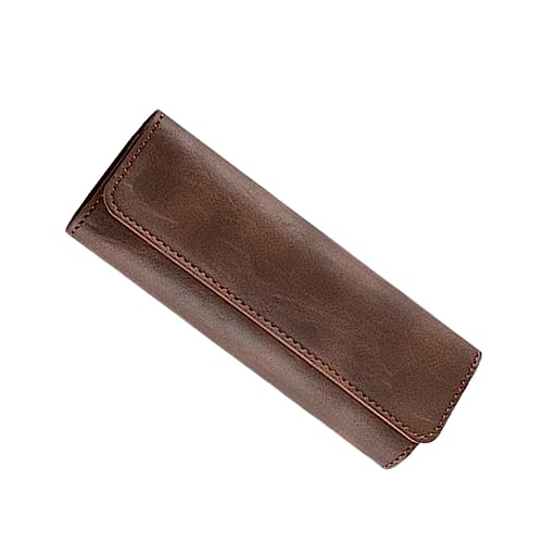 VICASKY Eyelash Extension Tweezers Aufbewahrungstasche Braun Leichtes Organizer Etui mit Stabilem Schutz für Pinzetten und Clips Tragbare Reise und Heimnutzung für Make Up Fans von VICASKY