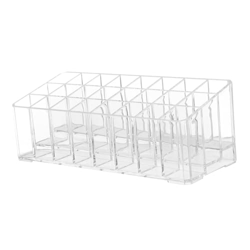 VICASKY Acryl Lippenstift Halter Organizer Makeup Pinsel Aufbewahrungsbox Lippenstiftständer Für Schlafzimmer Badezimmer Stylische Räume von VICASKY