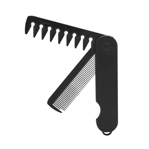 VICASKY Faltbarer Haarkamm für Männer und Kompakte Reisekamm Bürste mit Breitem Zahn für Sanftes Entwirren für Unterwegs Handtasche oder Bartpflege Praktischer von VICASKY