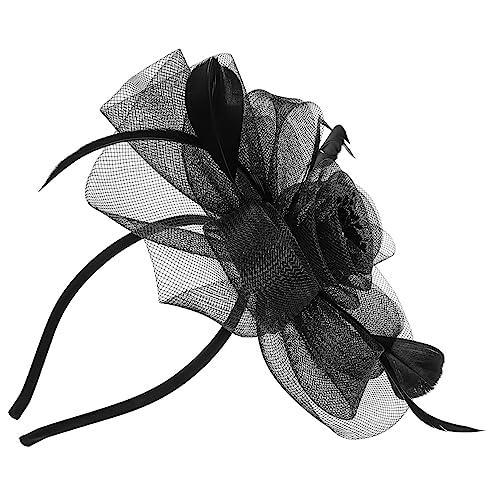 VICASKY Fascinator Stirnband Für Damen Teeparty Kopfschmuck Hochzeit Bankett Hut Frauen Geburtstag Party Prom Schmuck von VICASKY