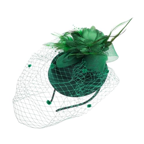 VICASKY Fascinator Stirnband Aus Netzfedern Für Hochzeit Haarschmuck Für Braut Vintage-feder-kopfbedeckung Leicht Und Atmungsaktiv Elegant Für Hochzeitsgäste Und Partys von VICASKY