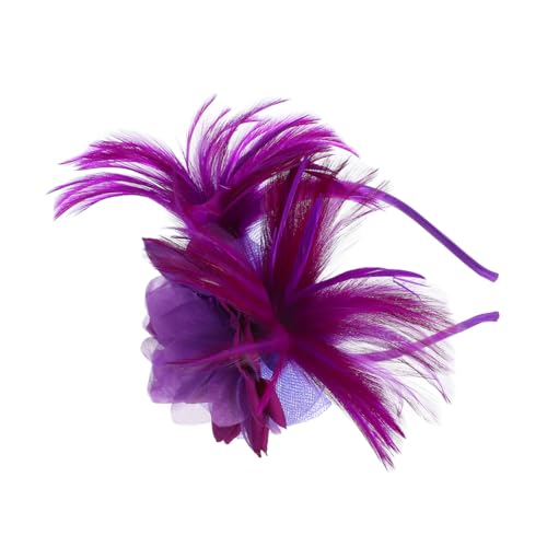 VICASKY Fascinator-netz-haarspange Mit Blumen-mesh-schleier Stirnband Für Hochzeiten Bankette Partys Kopfschmuck Für Damen Vintage-design Atmungsaktiv Leicht von VICASKY