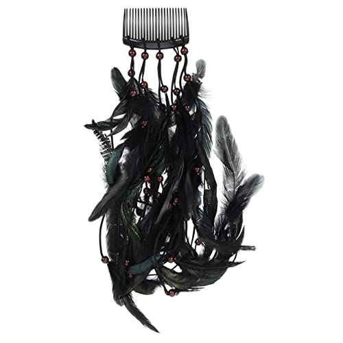 VICASKY Federkopfschmuck Haargurt Haarbänder für Frauen exquisiter Federkopfschmuck frauen stirnbänder Quastenverkleidung Hochzeit Party Gefälligkeiten Haarschmuck für Frauen Stirnband von VICASKY