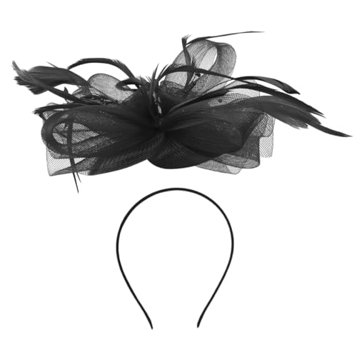 VICASKY Kopfschmuck Netzgarn Haarnadel Damen Kopfbedeckung Mädchen Haarschmuck Zubehör Für Bankett von VICASKY