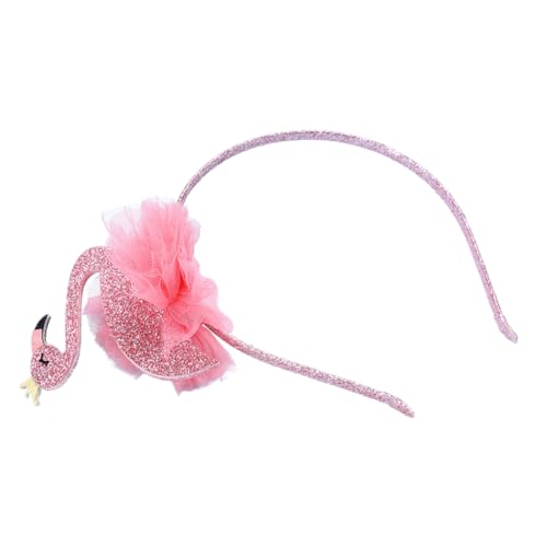 VICASKY Flamingo Stirnband Für Erwachsene Und Kinder Tropisches Party Haarband Dekoratives Hawaii Kopfschmuck Mit Weichem Material Accessoire Für Strand Und Geburtstagsfeiern von VICASKY
