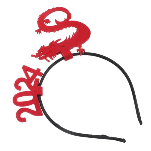 VICASKY Frohes-neues-jahr-stirnband Aus Geschmeidigem Material Drachenjahr-kopfschmuck Für Erwachsene Frauen Party-haarband Für Verschiedene Anlässe von VICASKY