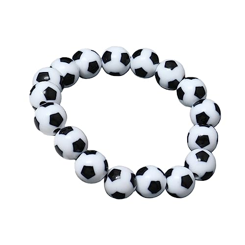 VICASKY Fußballperlenarmband für Männer Stilvolles Sportarmband für Fußballliebhaber Minimalistisches Design Perfektes für Geburtstage und Valentinstag von VICASKY