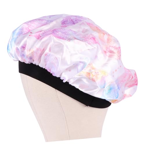 VICASKY Gedruckt Frauen Dot Hüte Damen Caps Haar Glatze Breite Satin Assorted Bad von VICASKY
