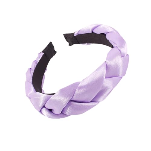 VICASKY Geflochtener Satin Haarreifen Damen Haarschmuck mit Weichem Polster Modisches Stirnband für Alltag und Party Langlebiges Accessoire in Elegantem als VICASKY Geflochtener Satin Haarreifen Damen Haarschmuck mit Weichem Polster Modisches Stirnband für Alltag und Party Langlebiges Accessoire in Elegantem als von VICASKY