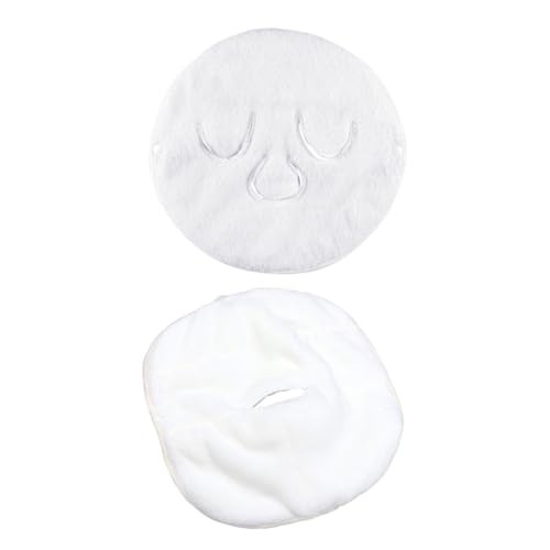 VICASKY Gesichtsdampfer Handtuch 2 Stück Wiederverwendbar Weich für Heiß Kalt Gesichtsmaske Hautpflege und Feuchtigkeitsversorgung für Spa und Gesichtstherapie von VICASKY